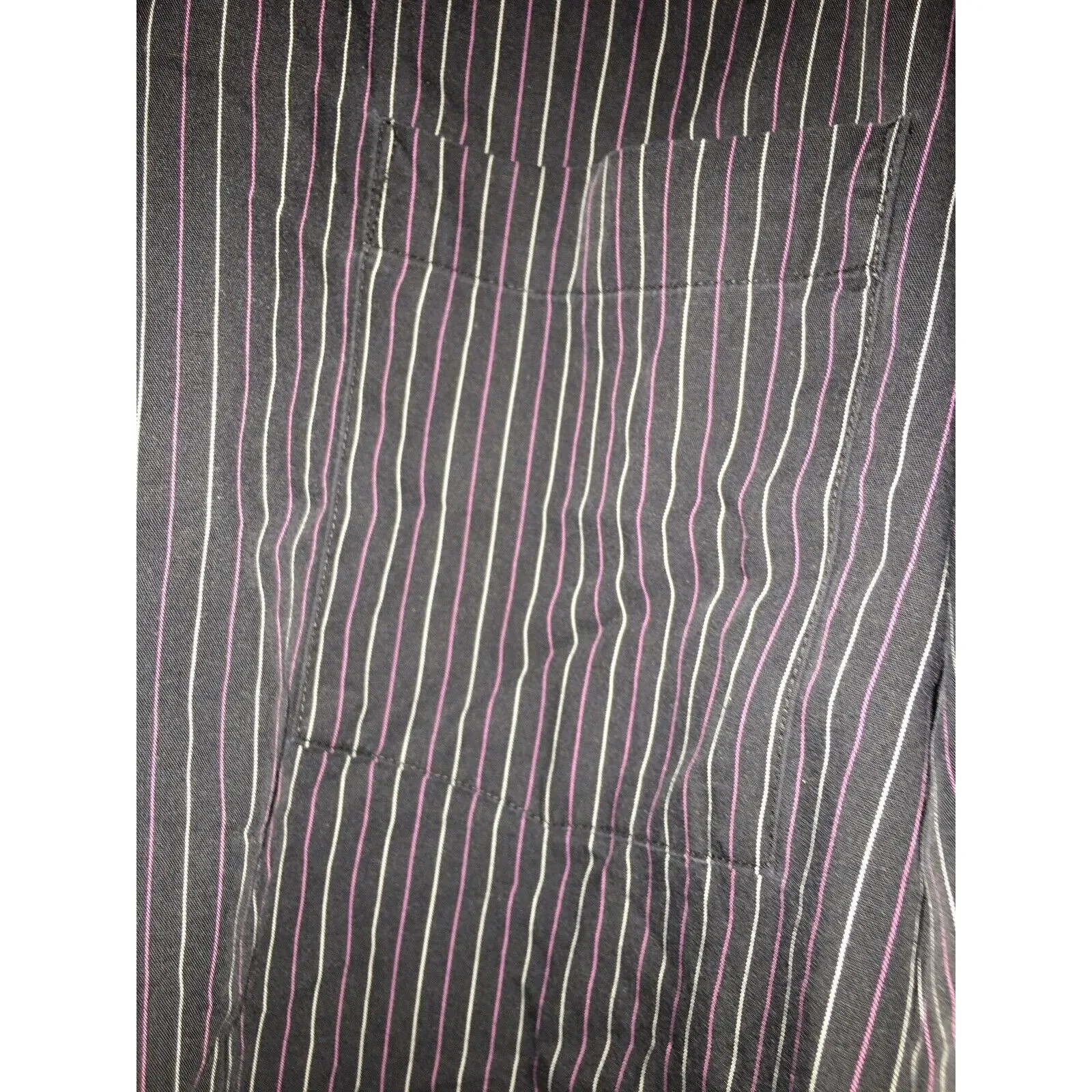 AP. 9 Modern Fit Adult Button-Up Striped Long Sleeve Shirt Size XXL - Image 4