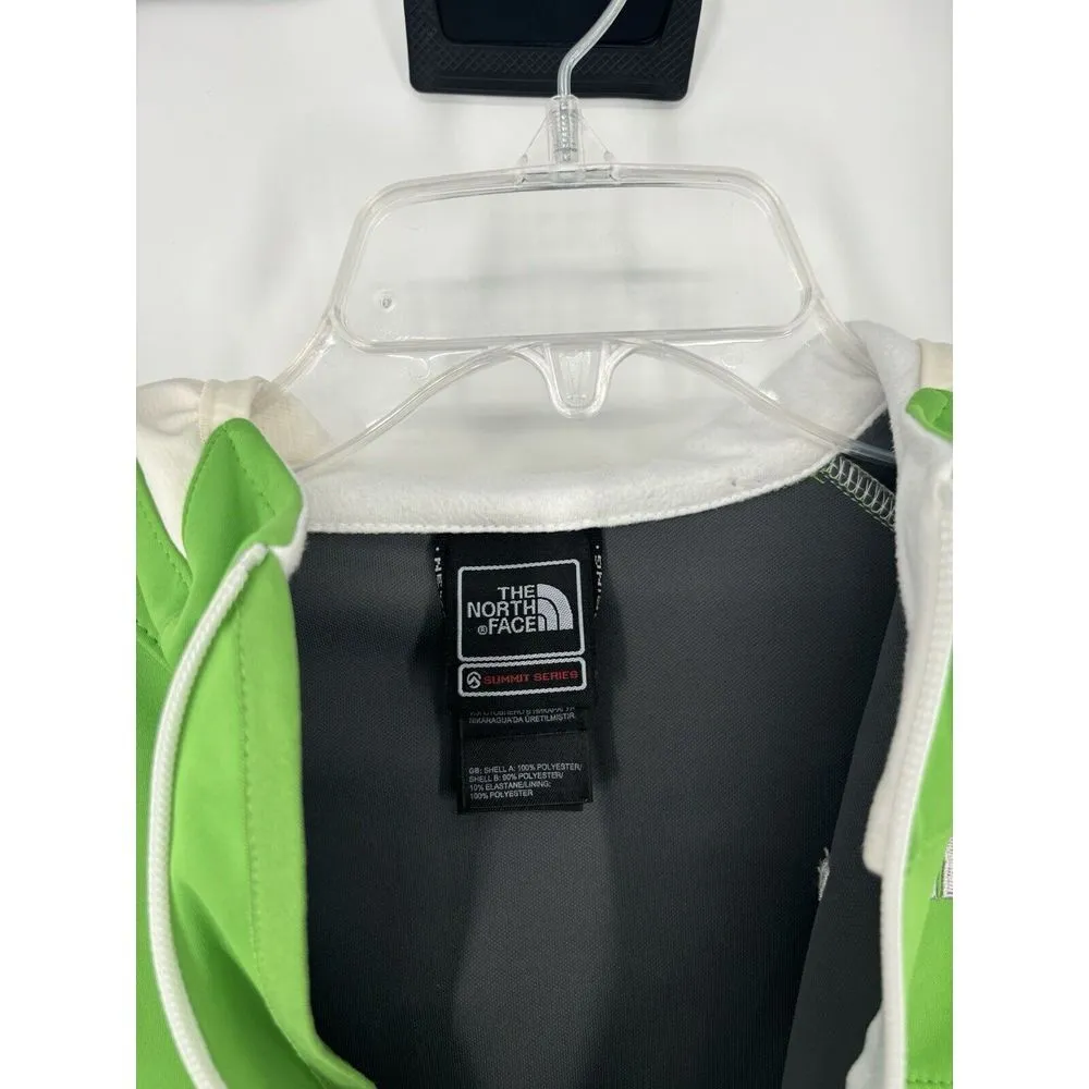 The North Face Summit Series Windstopper Full Zip Up Hooded Jacket Lime Green XS - Image 3