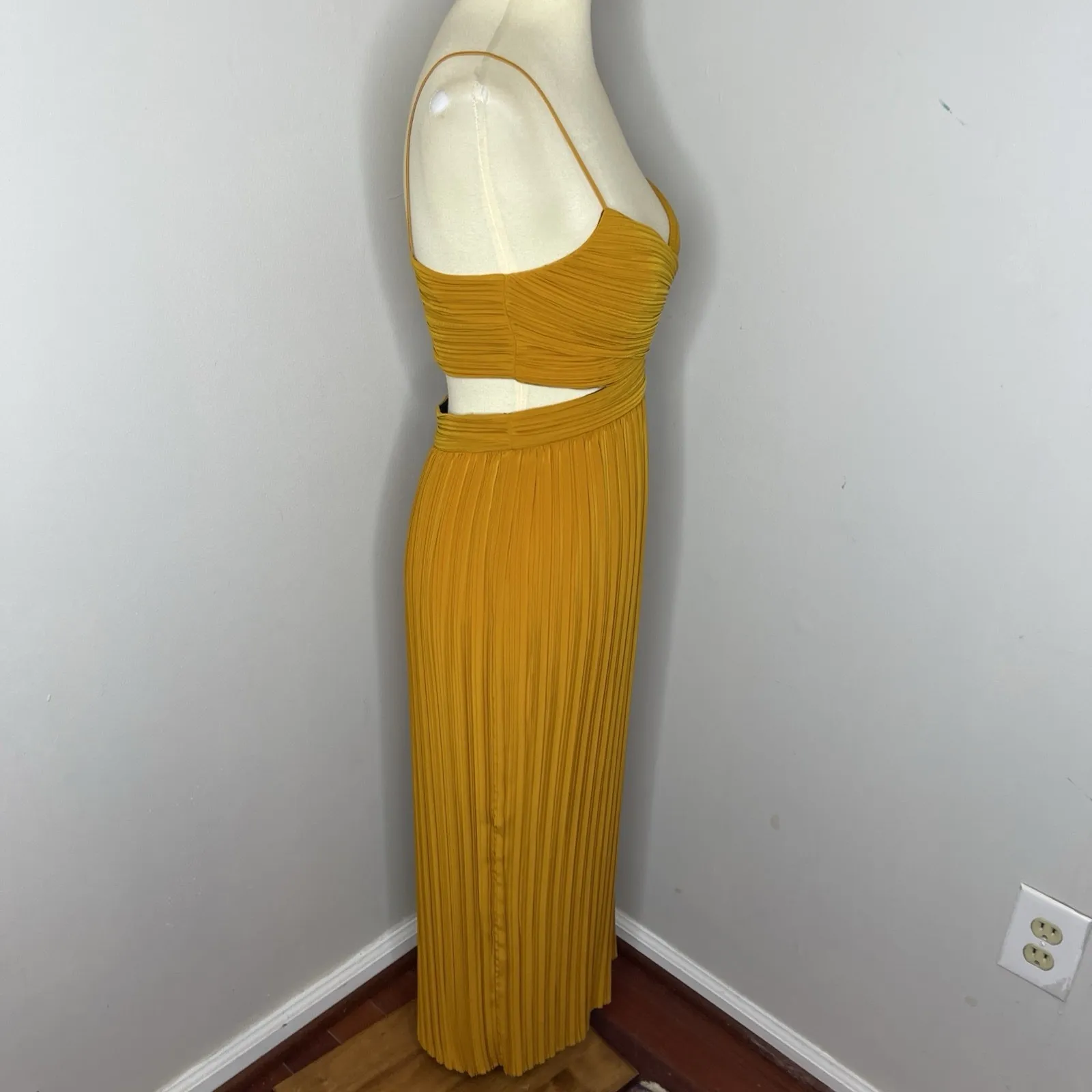 A.L.C Sienna Dress in Marigold‎ Sz 4 - Image 5