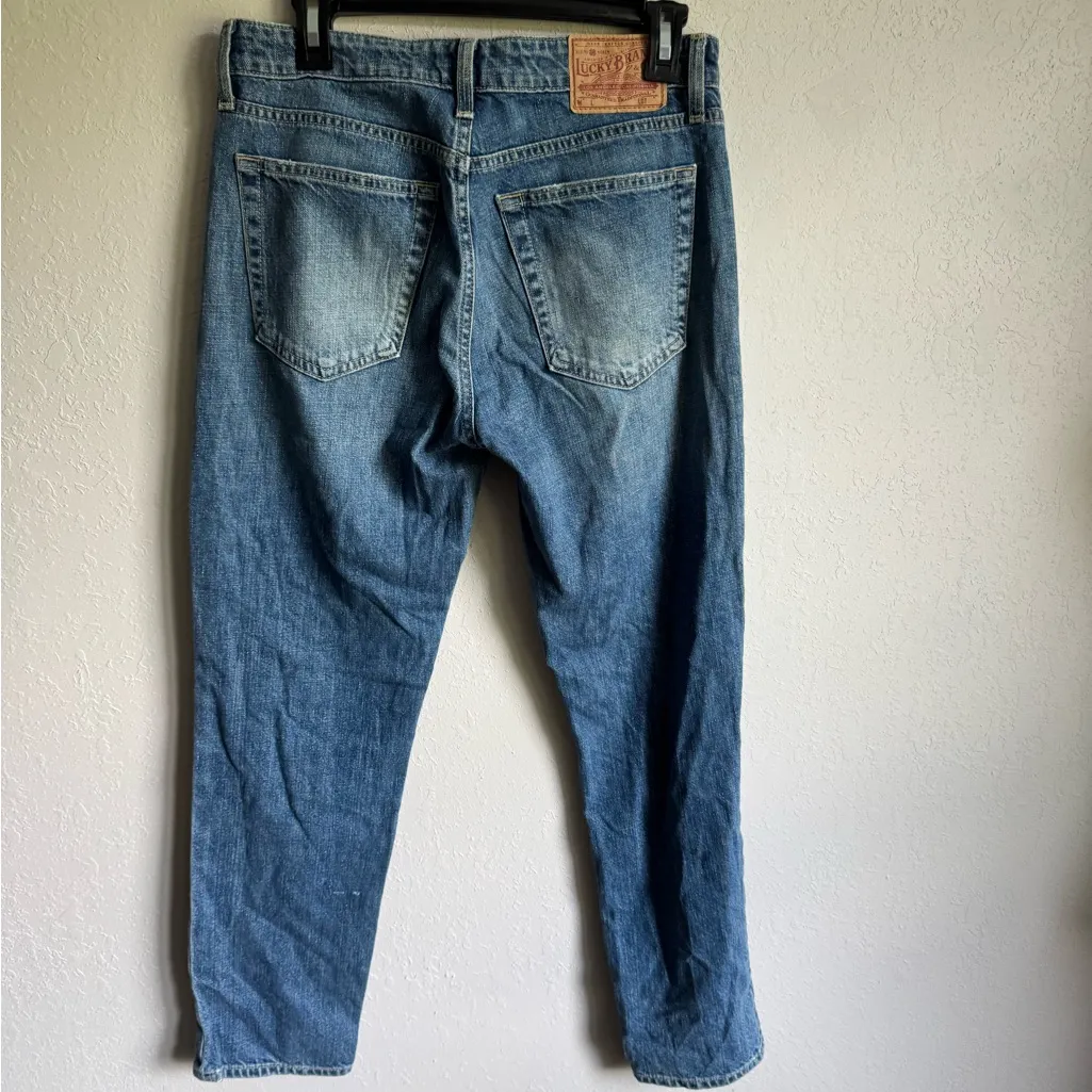 Lucky Brand Mid Wash Blue Denim Sienna Slim Boyfriend Jeans Womens 26 - Image 6