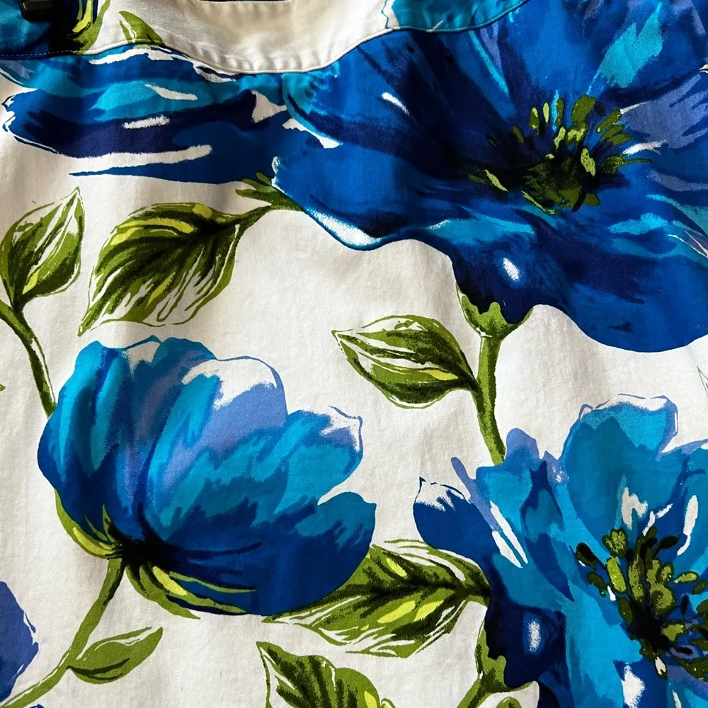 LANE BRYANT Floral Pencil Mini Skirt Size 18 - Image 4