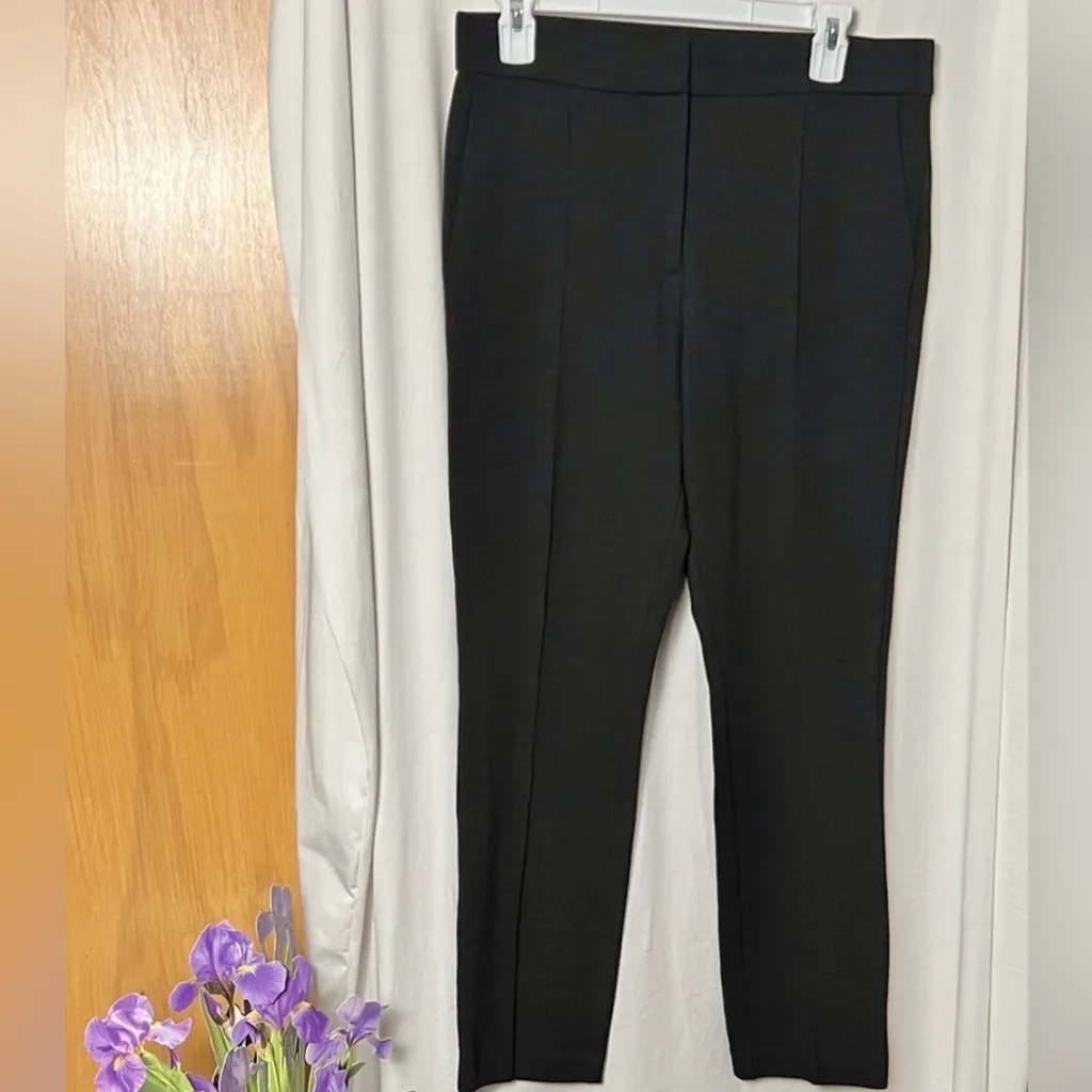 J. Crew Black Skinny Trouser in Italian Ponte Size 10 - Image 2