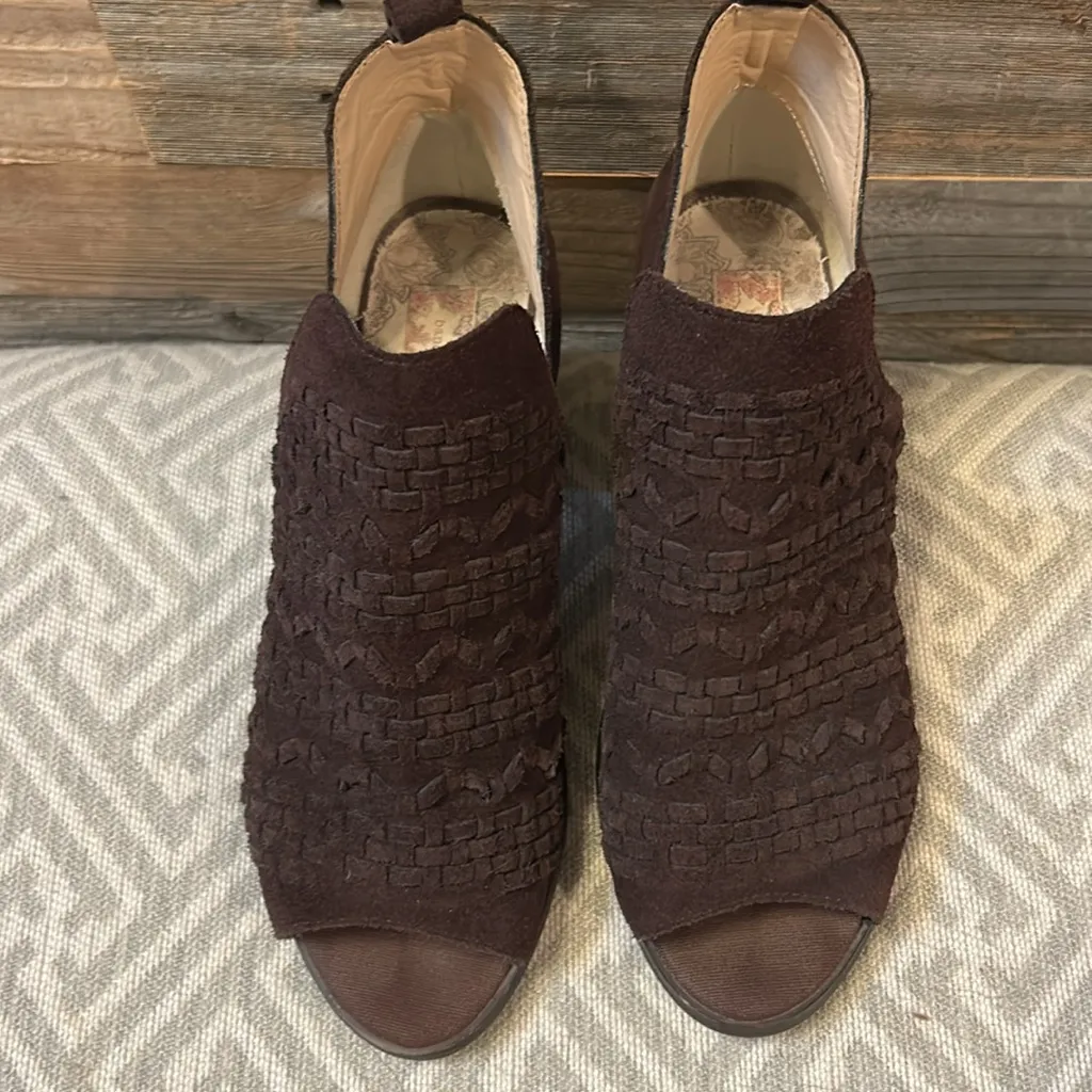 Band Of Gypsies Come Back On Chocolate Slip-On Bootie, Size 7 - Image 3