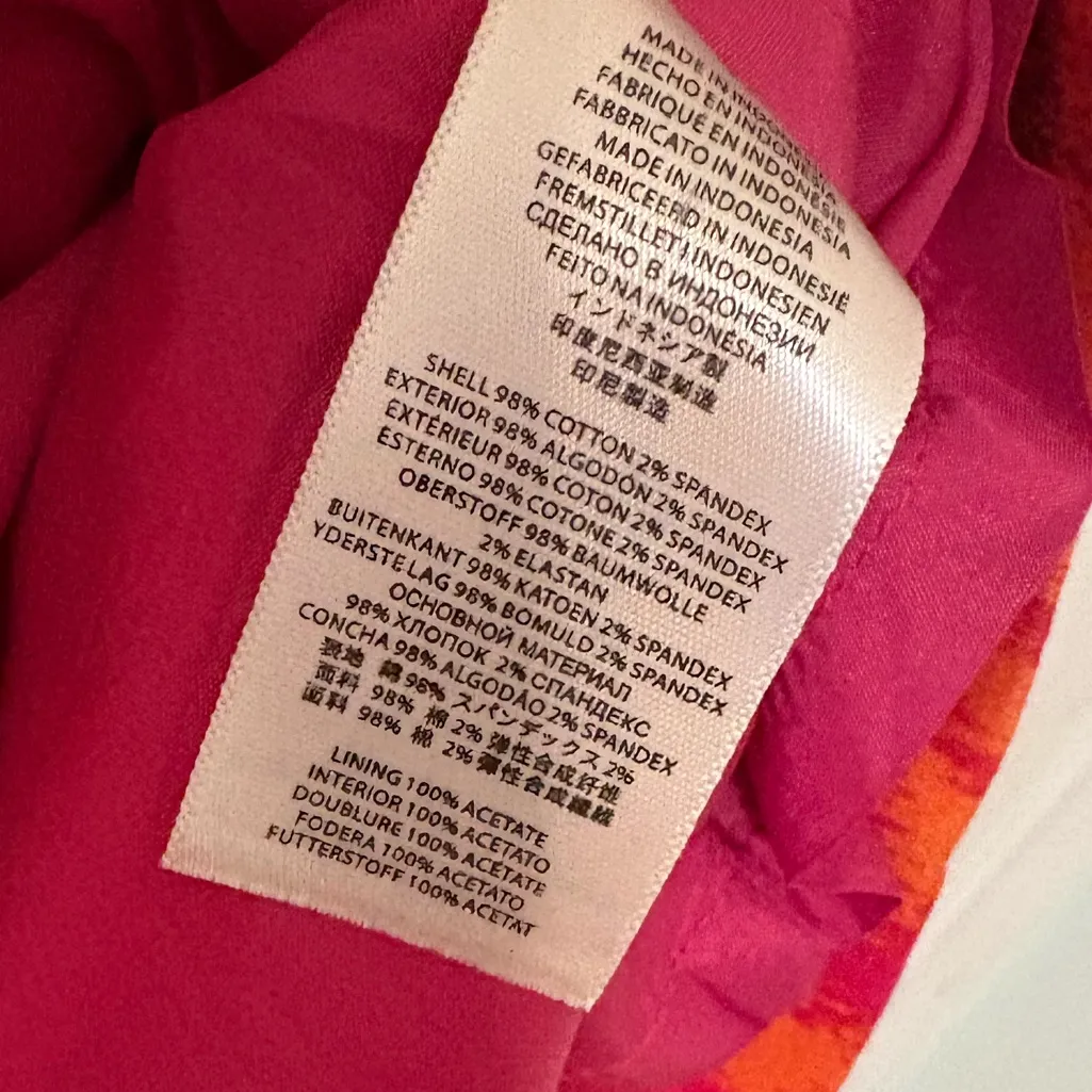 Michael Kors‎ Persimmon Red Orange Sleeveless Floral Sheath Dress Size 8 Petite - Image 4