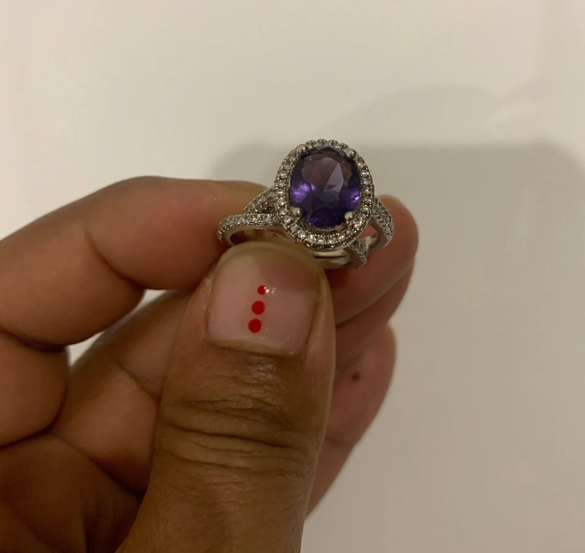 Beverly Hills Boutique Ring Set... Silver - Image 5