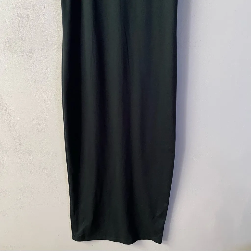 Wet Seal Black Bodycon Midi Dress EUC Size S - Image 9