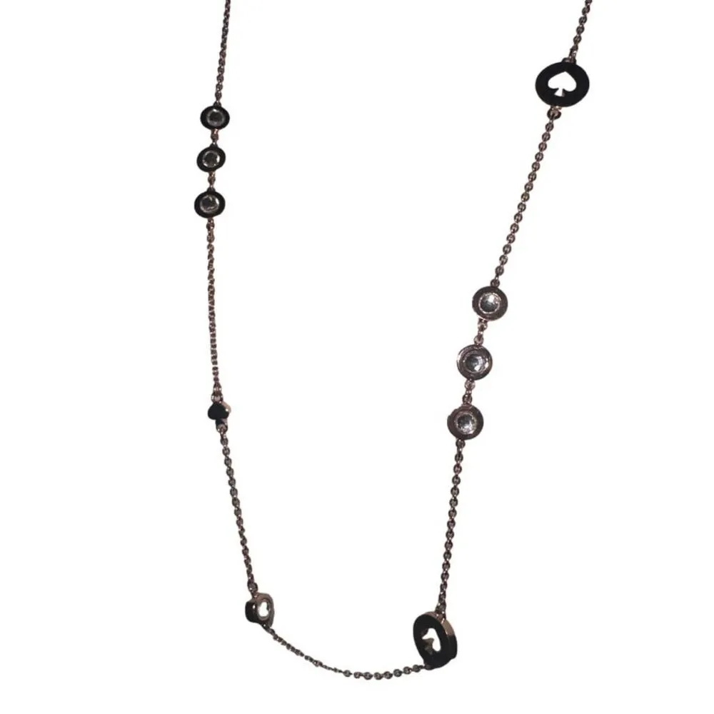 Kate Spade Spot the Spade Station Necklace - Image 2