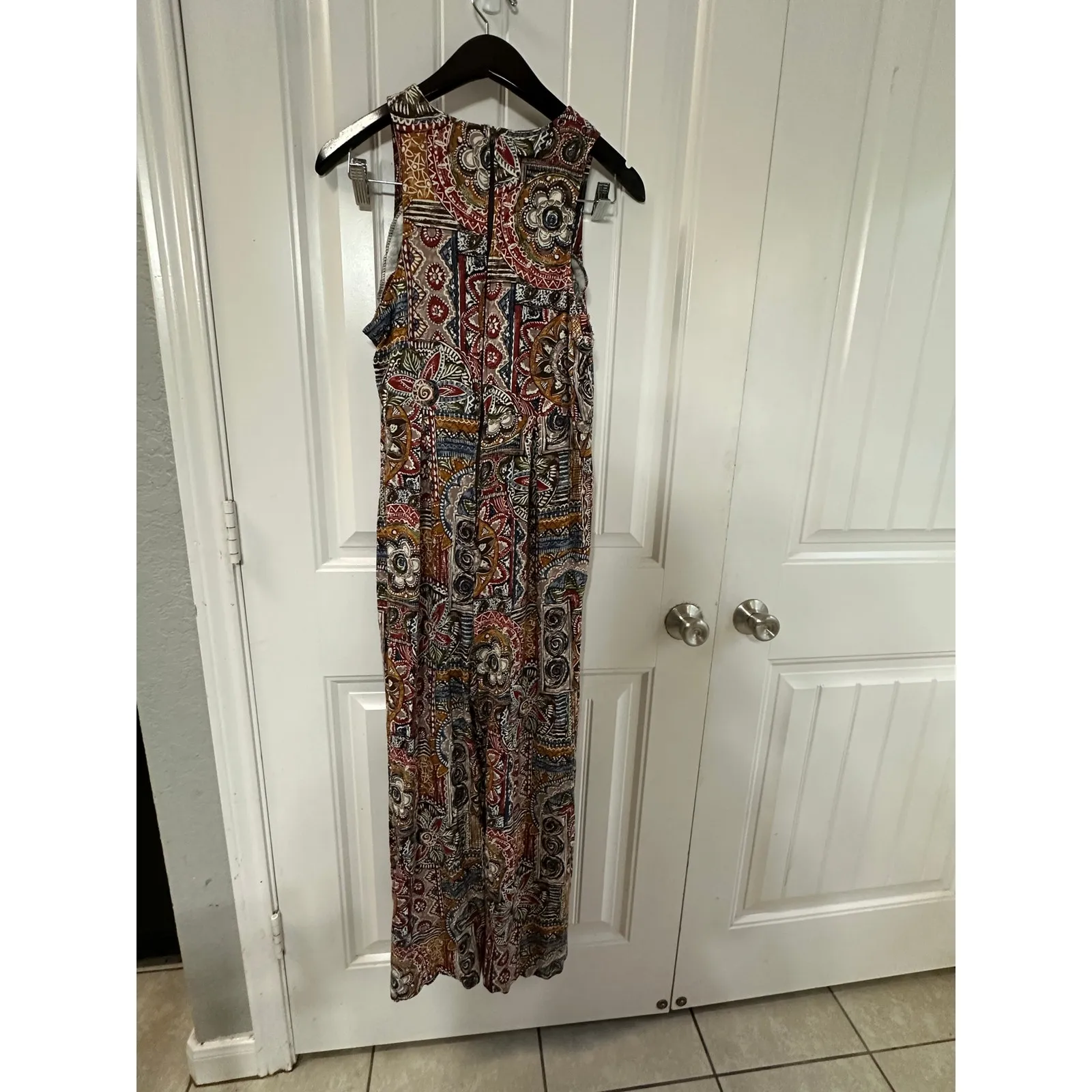 VTG Expo Hippie Boho Indie Gypsy Jumper Women 12 Colorful Pattern Artsy Funky - Image 4