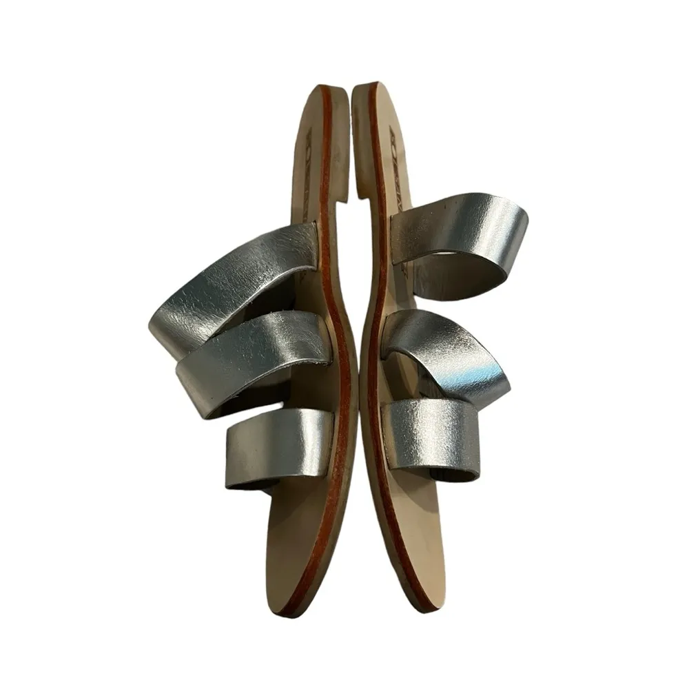 Sol Sana Joaquin Leather Slide Sandal, Sz EU38 / US 8 - Image 8