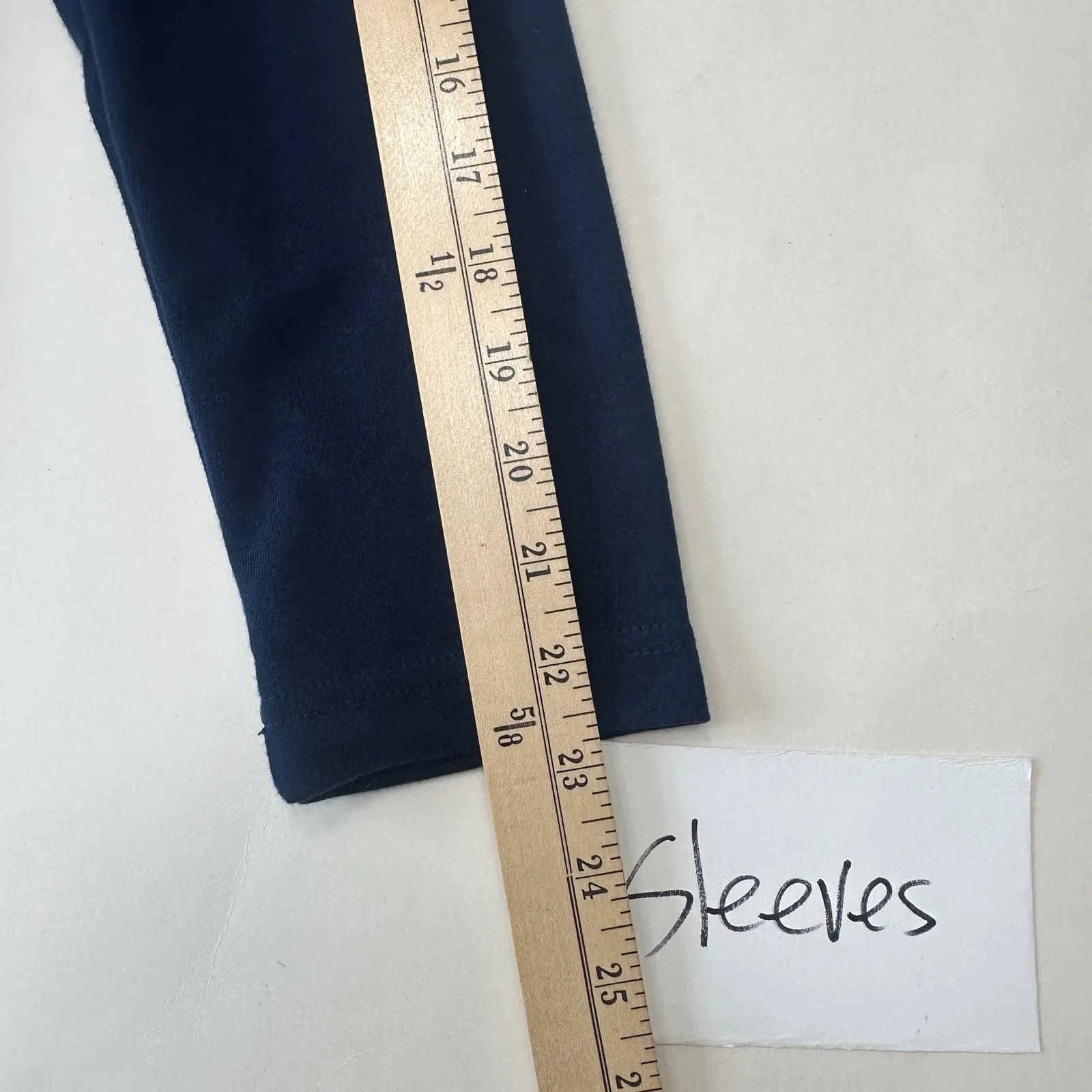 Breckenridge Embroidered Birdhouse Cardigan Sweater Women Petite Medium‎ Navy - Image 11