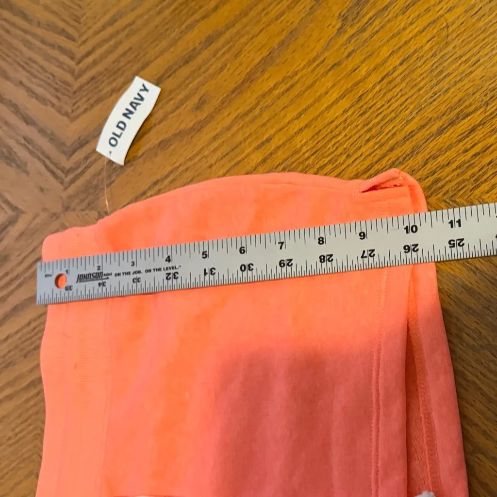 Old Navy Bright Coral Athletic Shorts - Image 5