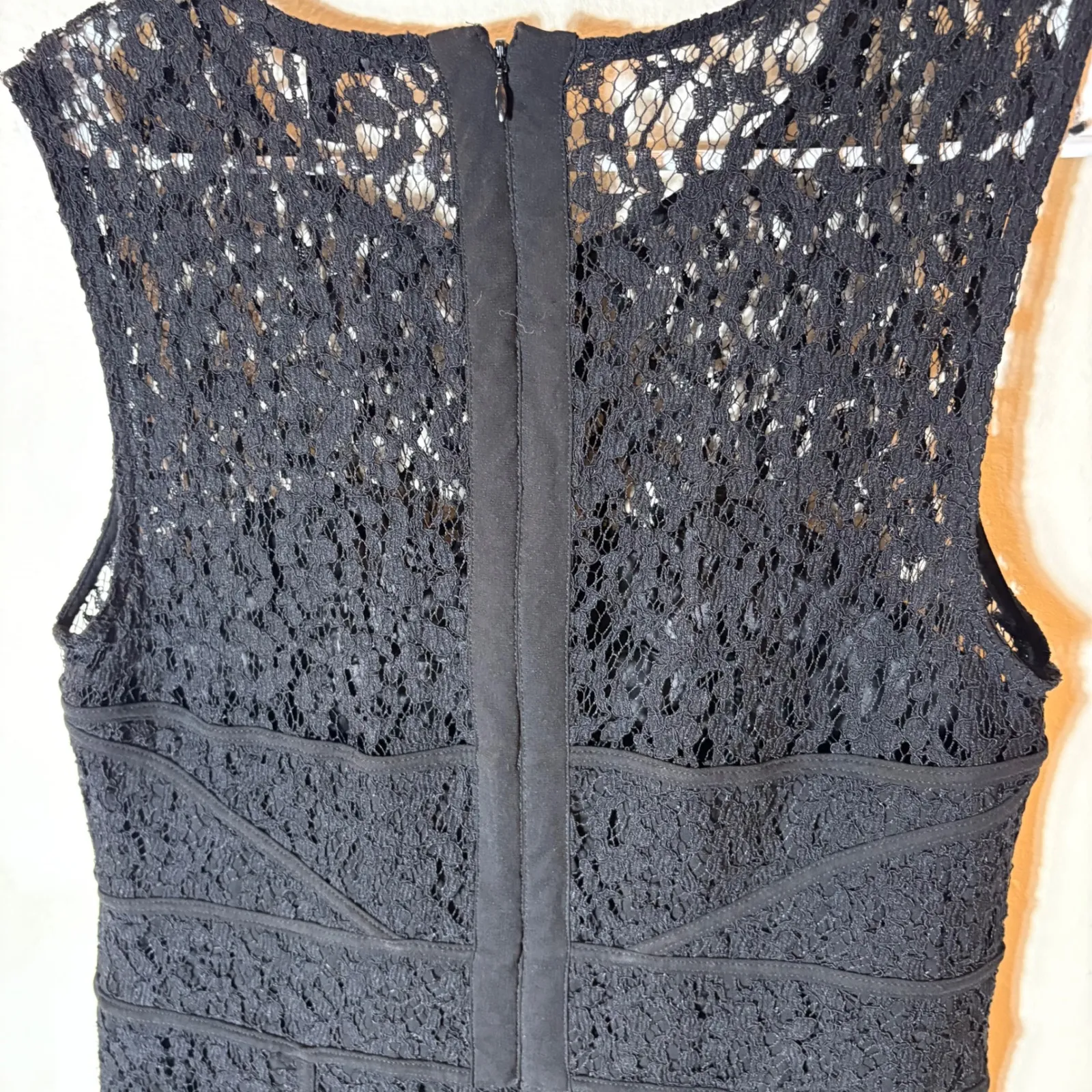 Victoria's Secret Black Lace Fit and Flare‎ Dress Size 12 - Image 8