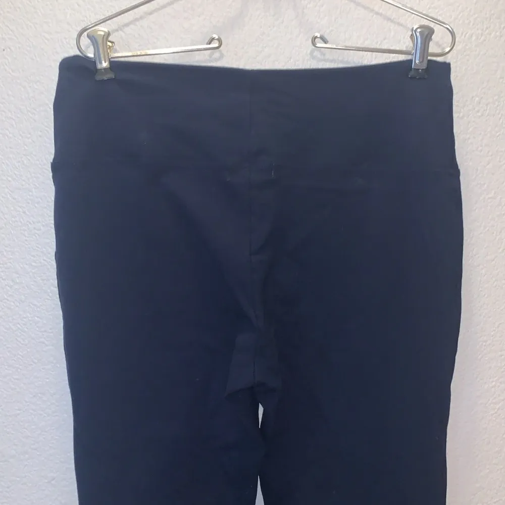 Liz Claiborne  Studio navy blue high waist stretchy legging dress pants - Image 5