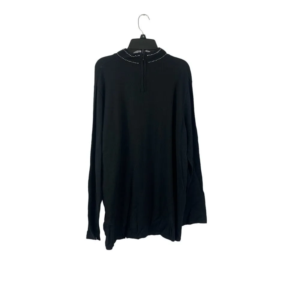 Reba Women's Midnight Sparkle Casual Blouse - Image 2