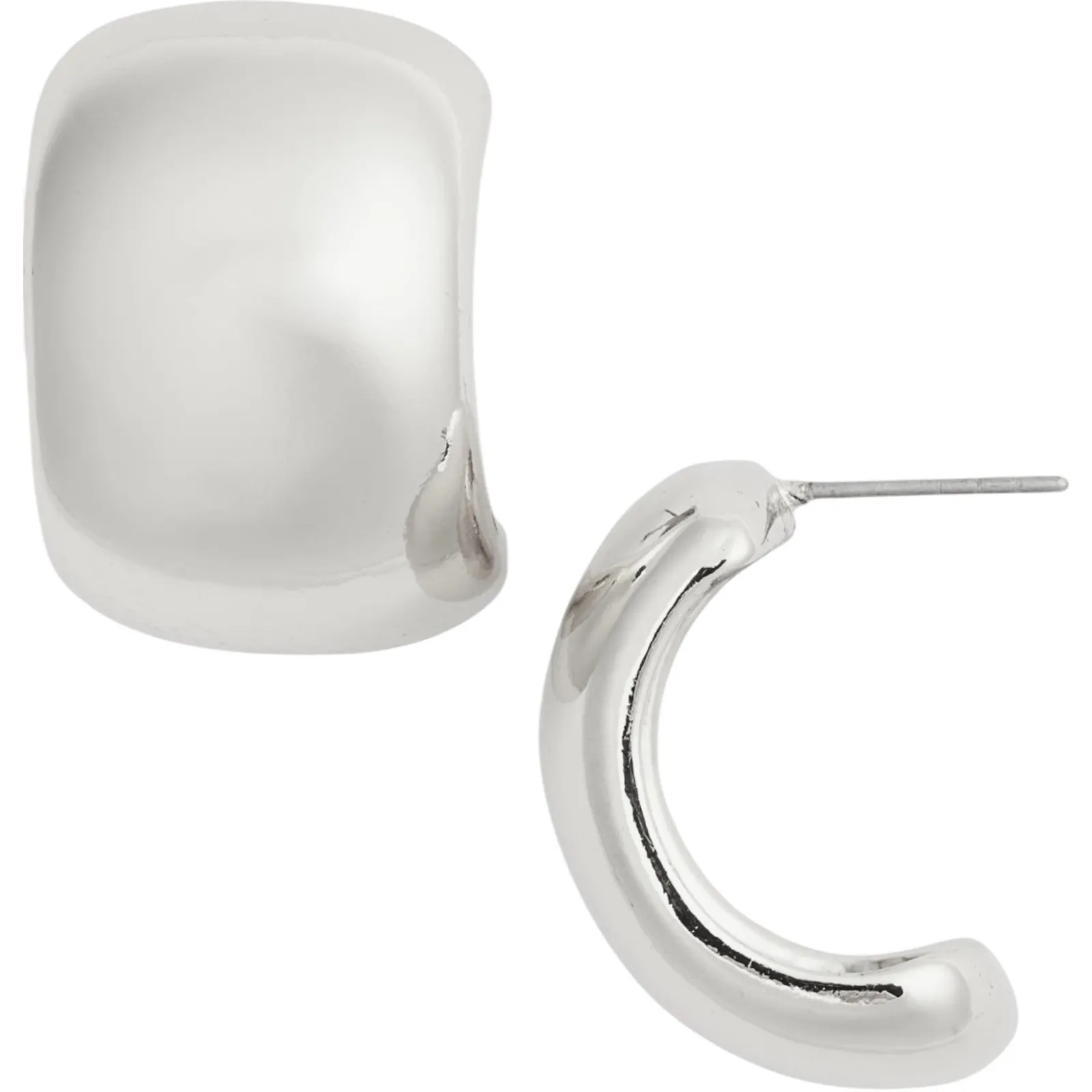 Nordstrom Open Edit Earrings Lot Hoops Gold Silver Two Tone Orb Drop Mixed Metal - Image 5