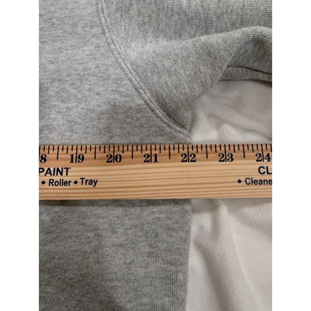 Aerie Long Sleeve Full Zip Sherpa Hoodie Sweatshirt Gray Women's Size Small - Image 9