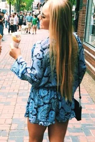 Long Sleeve Romper - Image 3