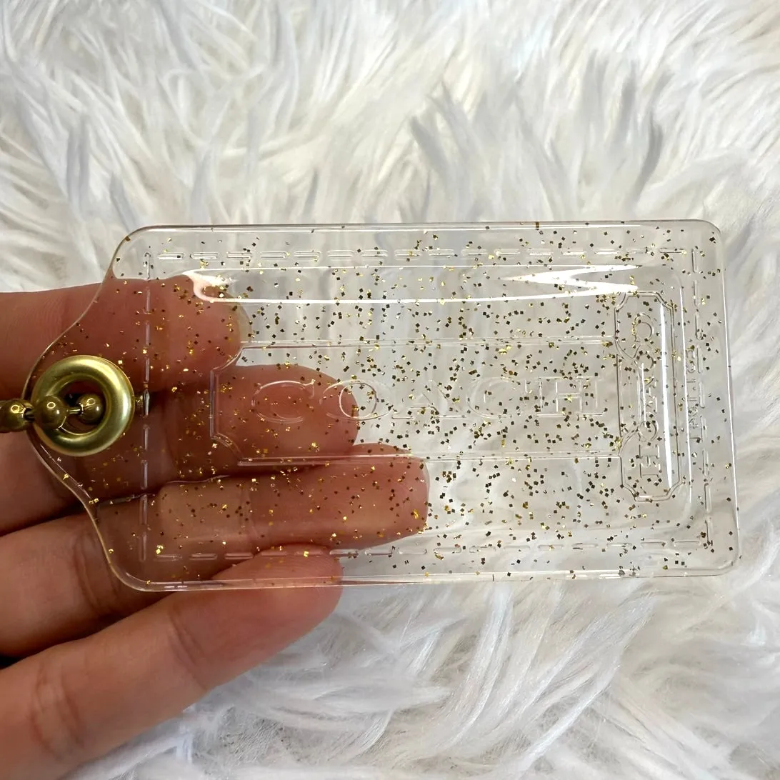 3" COACH Poppy Fob Bag Charm Hang tag Hangtag - Image 2