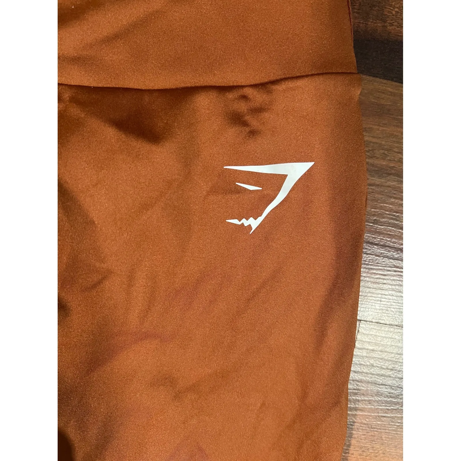 Gymshark Brown bronze High Waisted Gym Leggings Workout Running Tights Womens XS - Image 2