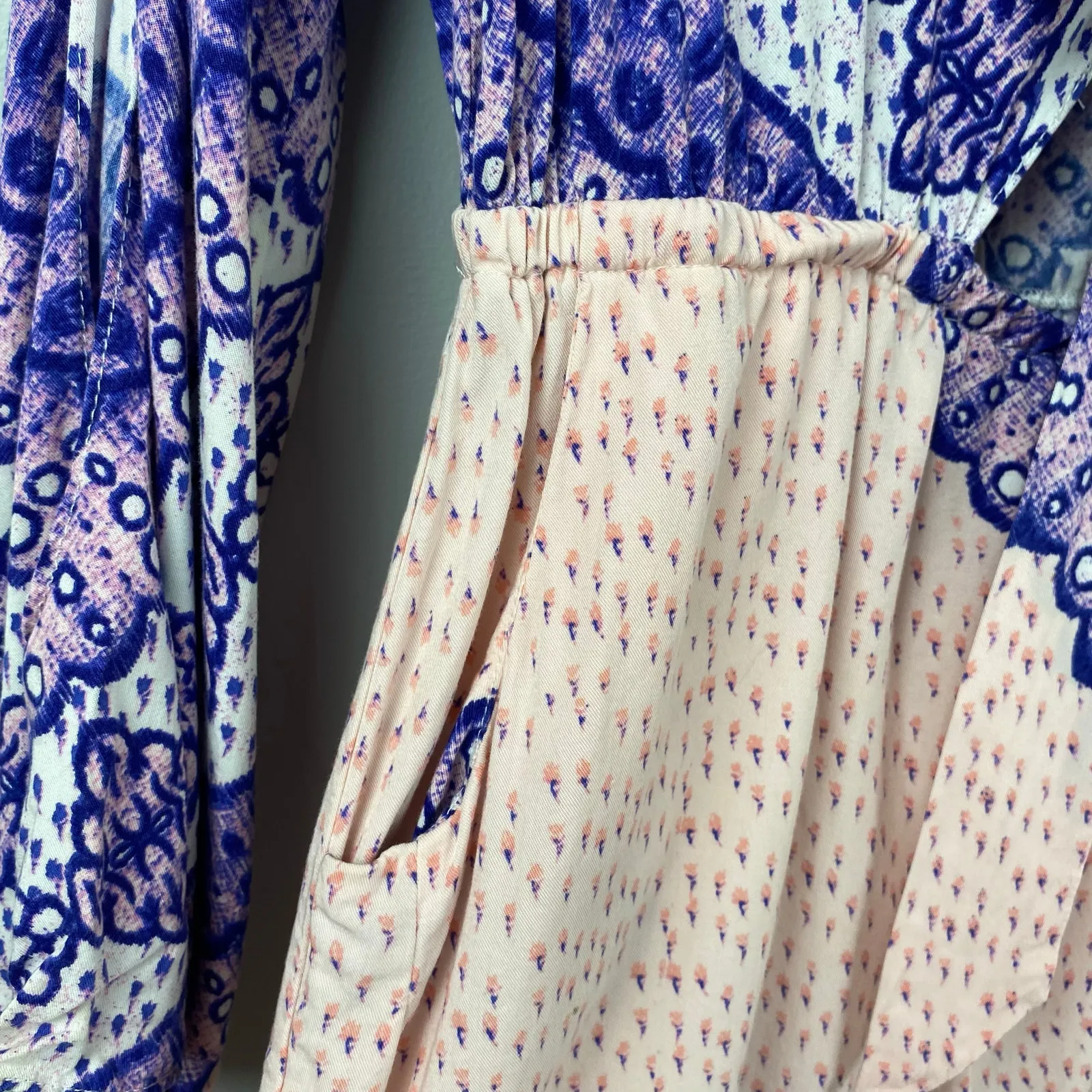 Somedays Lovin Floral Boho Outsider Print Romper Small - Image 9