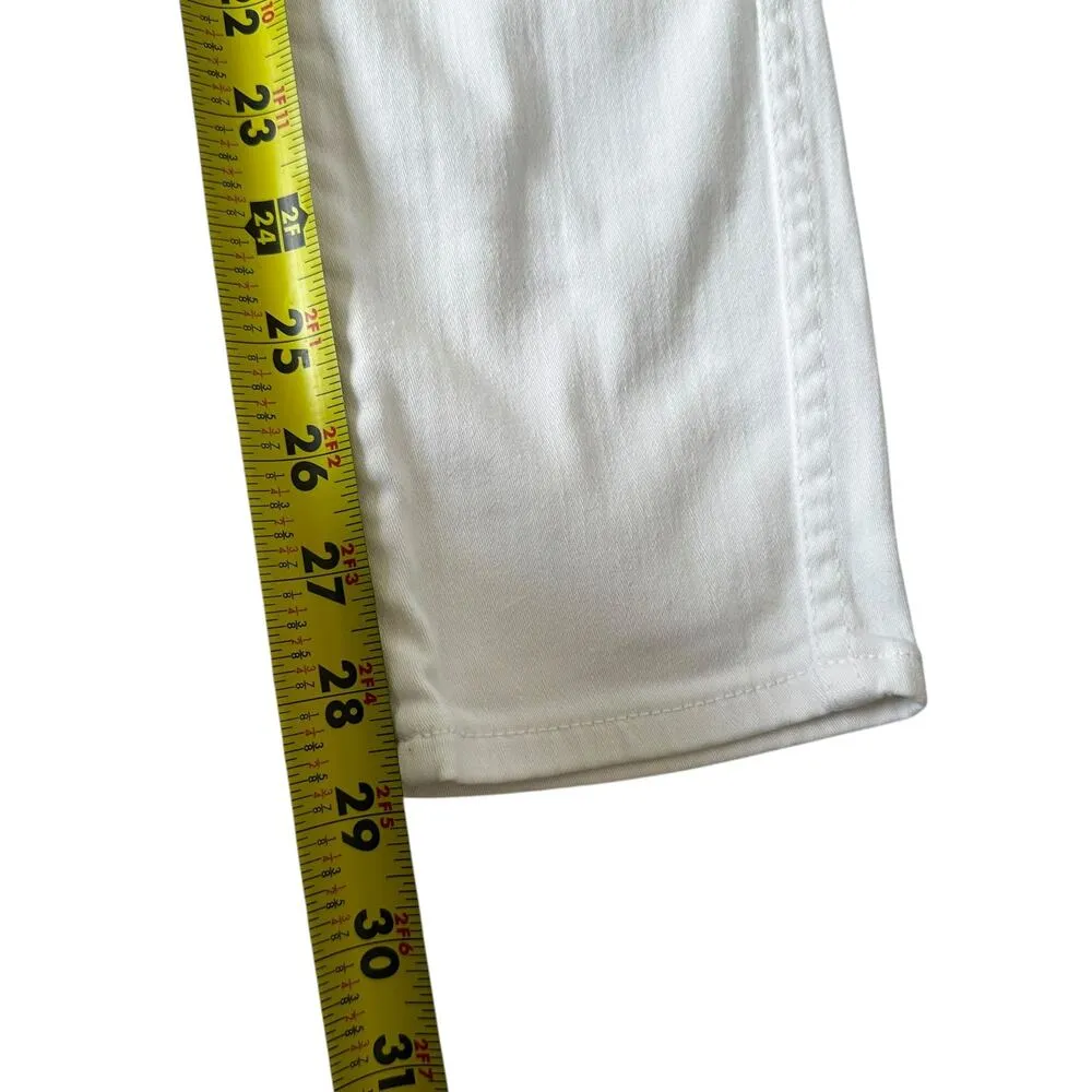Paige Verdugo Ultra Skinny Jeans White Women Size 28 | 40-8 - Image 6