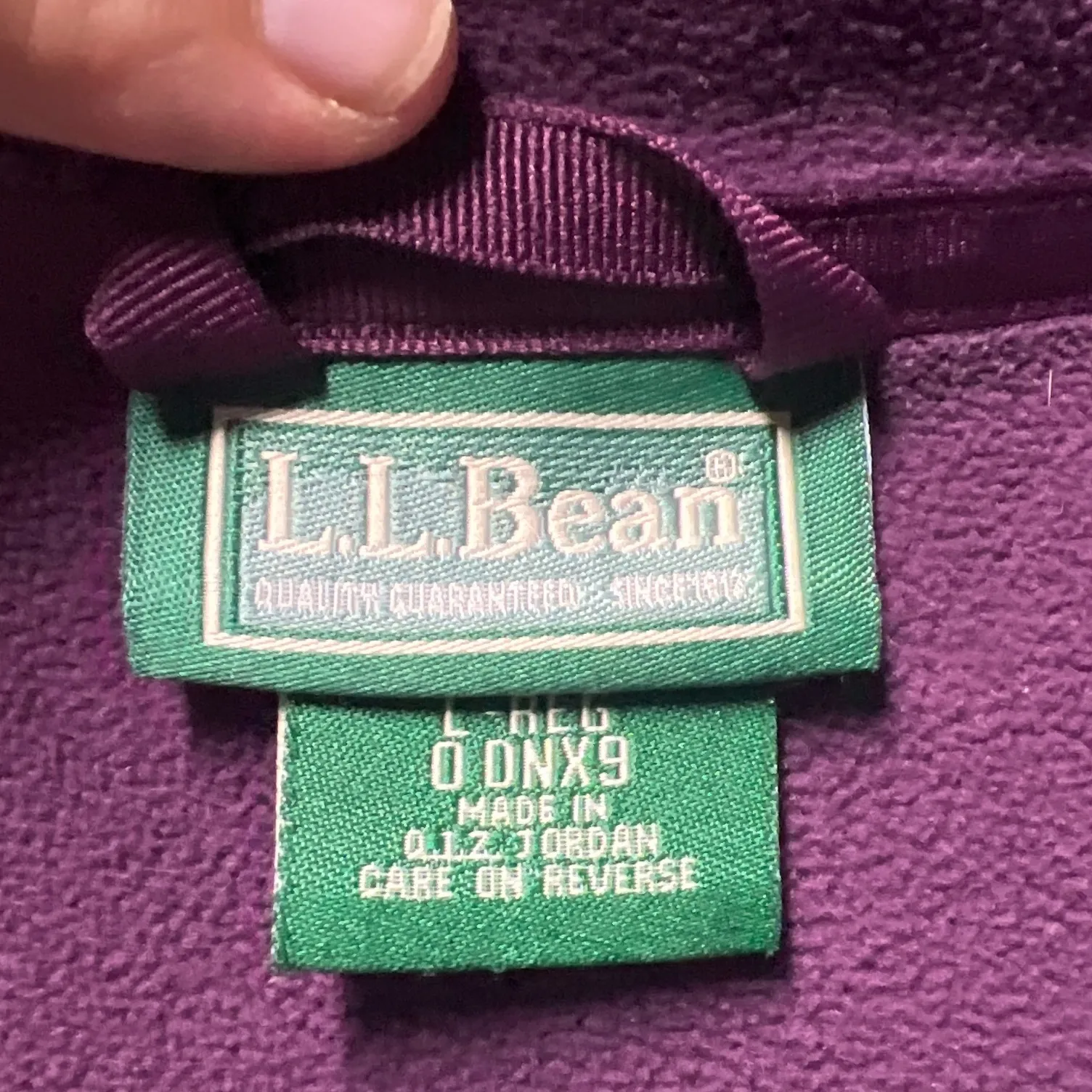 L.L. Bean Women's Softshell Fleece Lined Vest Plum‎ Purple Size Large EUC - Image 8
