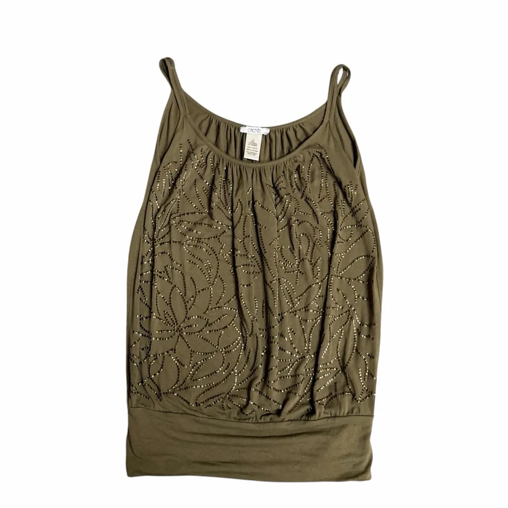 Y2K CACHE Studded Floral Top Size XS - Image 4