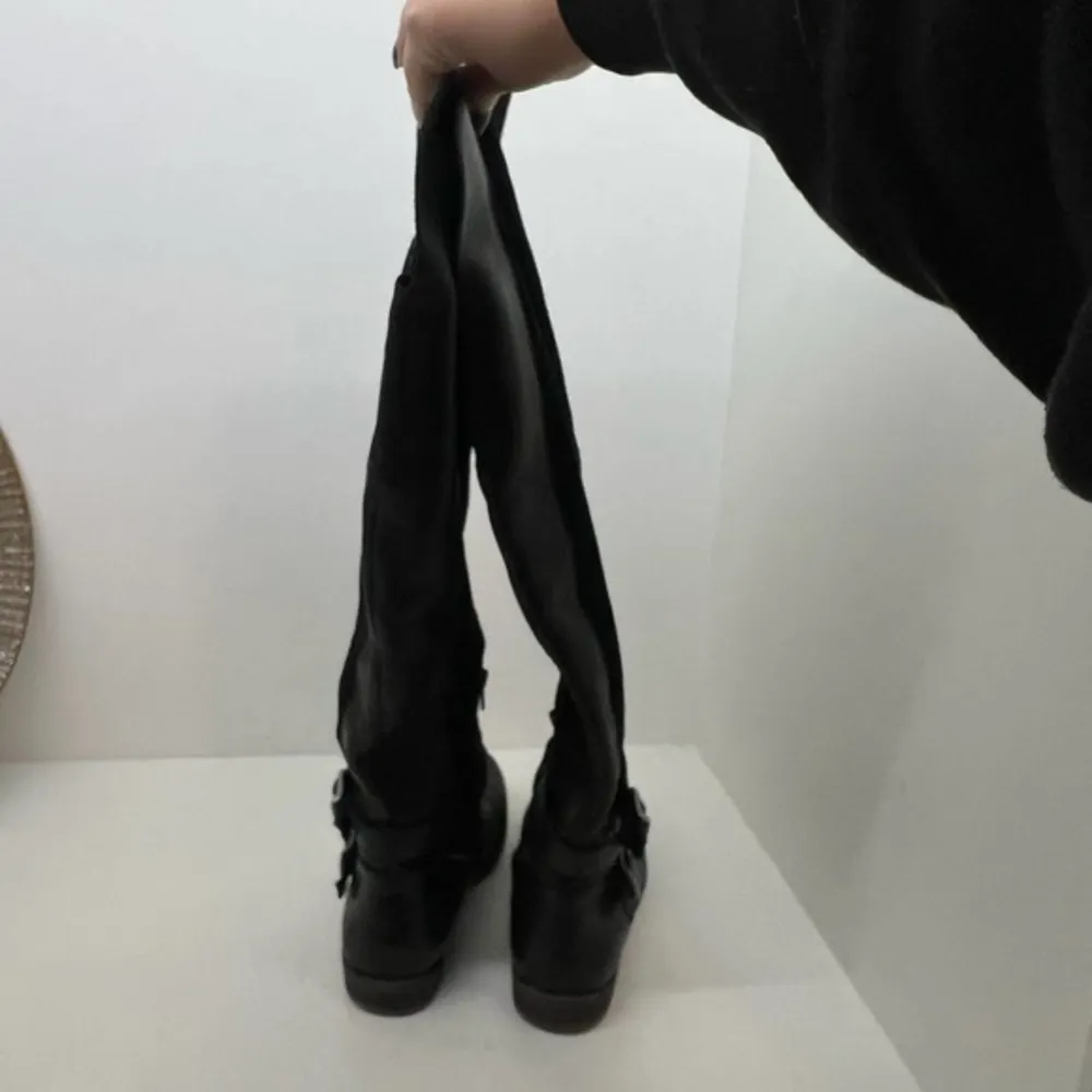 Lucky Brand Zosha Women Round Toe Suede Black Over the Knee Boot size 8 - Image 5