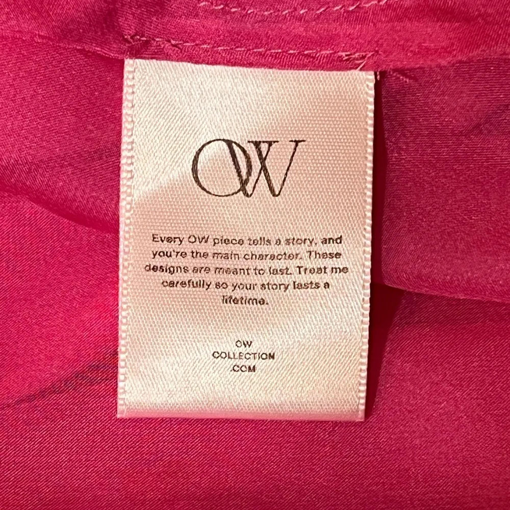 NWT OW collection Evie Wrap dress, size L Pink Size L - Image 9
