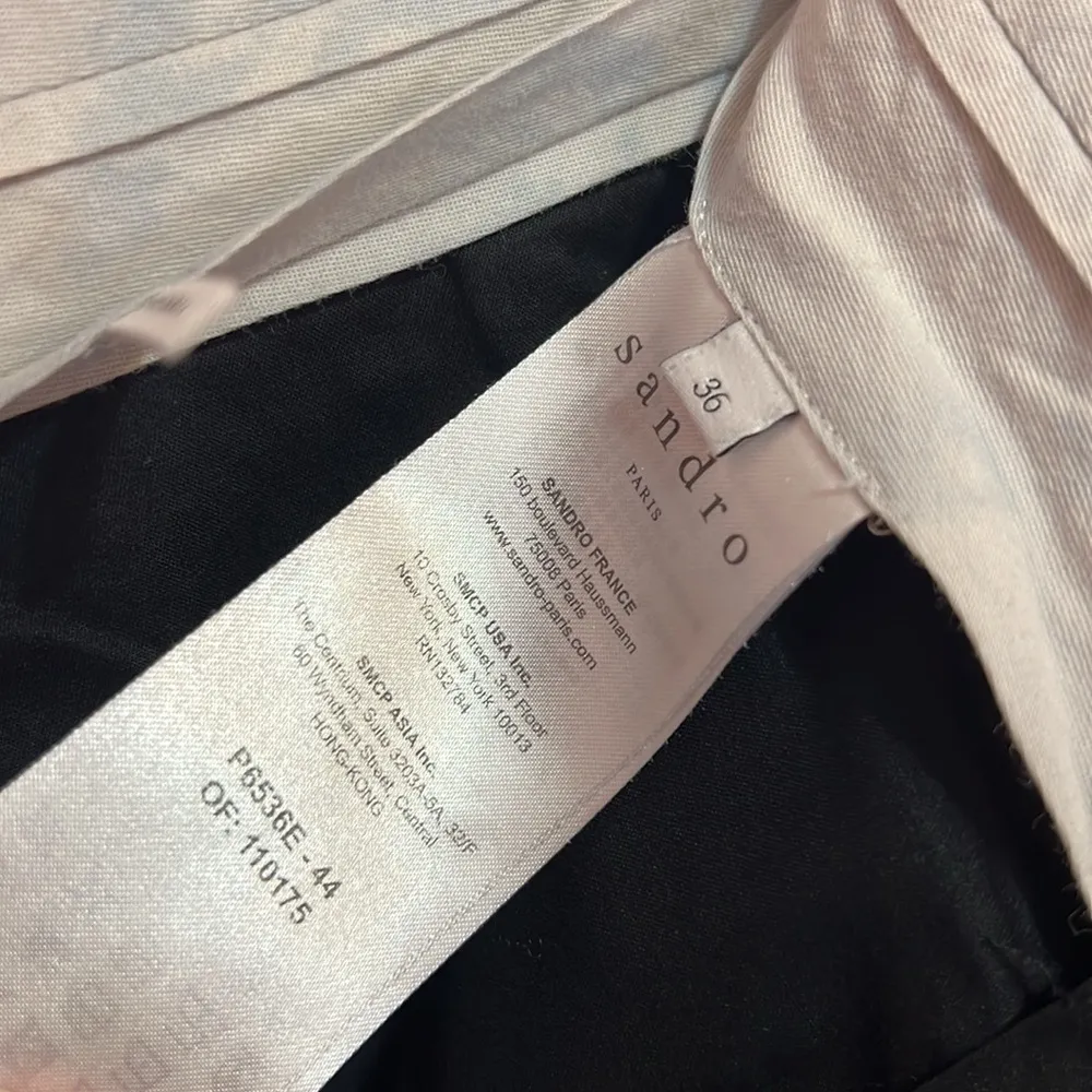 Sandro Paris Navy Blue Trouser Pants. Size 4 - Image 6