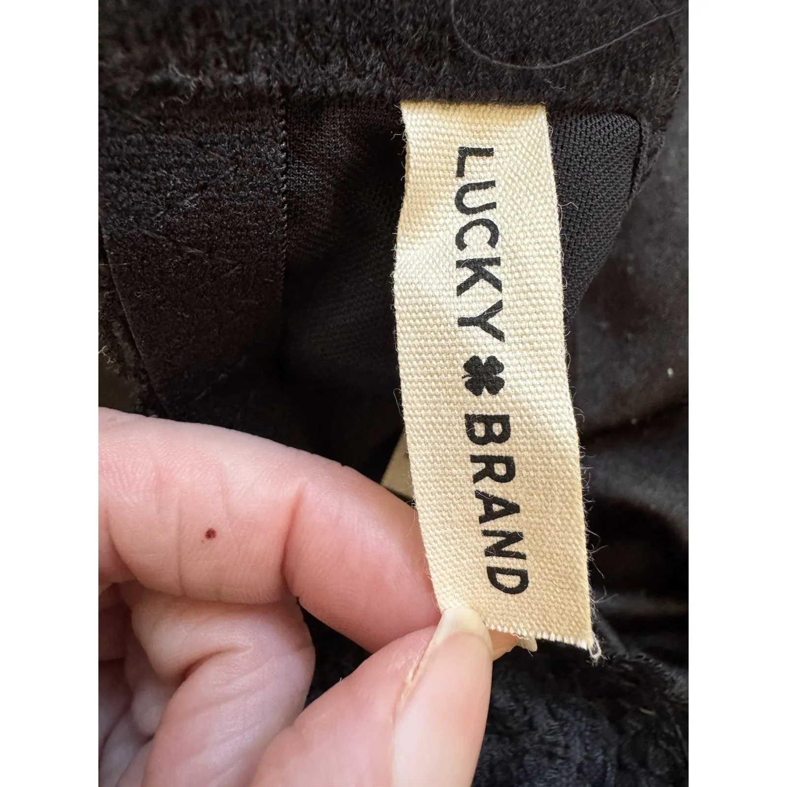 Lucky Brand Convertible Black Bra Size 38D Lace Wide Straps Racerback T Shirt - Image 6