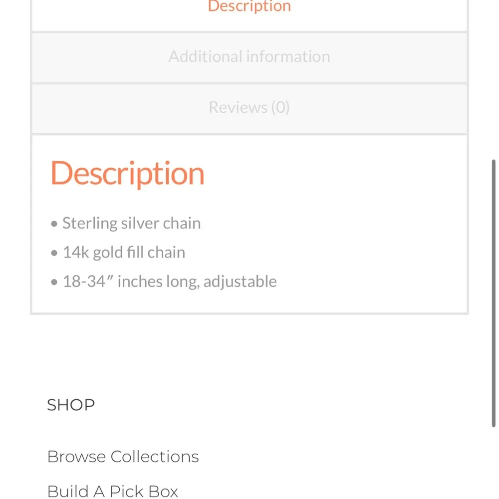 Taylor and Teasier mixed metal staple necklace - Image 4