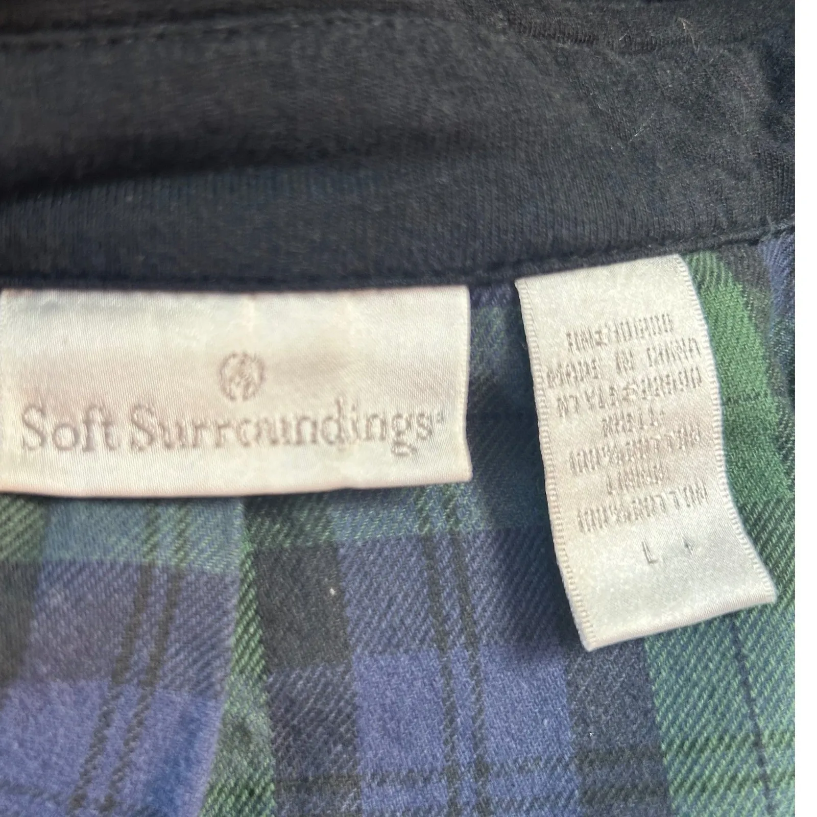 Soft‎ Surroundings Crop Fitted Blazer Black Large - Image 8