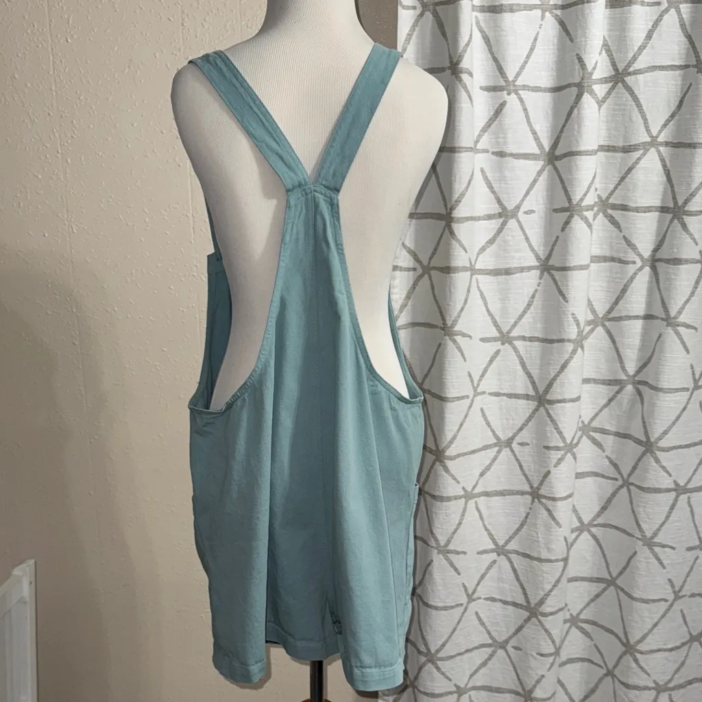 Teal Overalls with Pockets Blue Size XL - Image 5