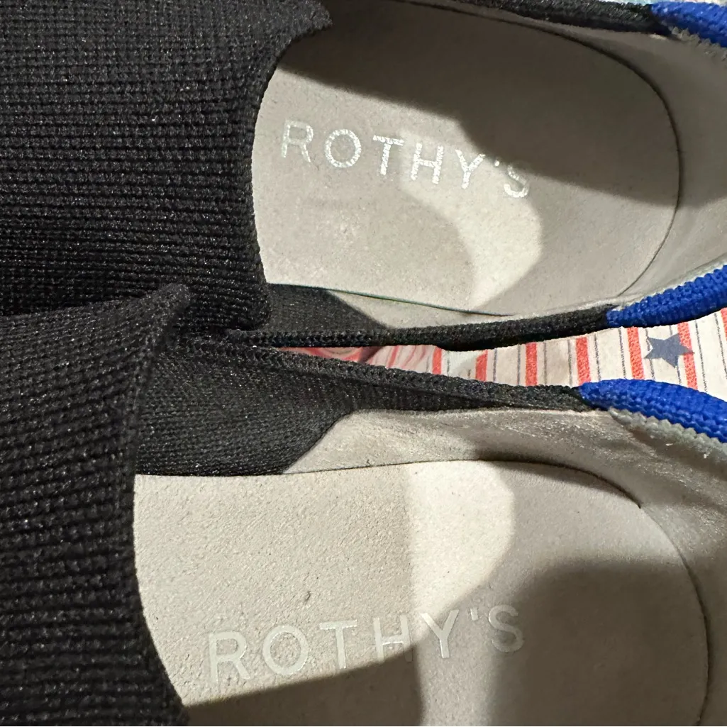 Rothy's The Original Black Slip-On Sneaker Loafer Shoe 8.5 - Image 8