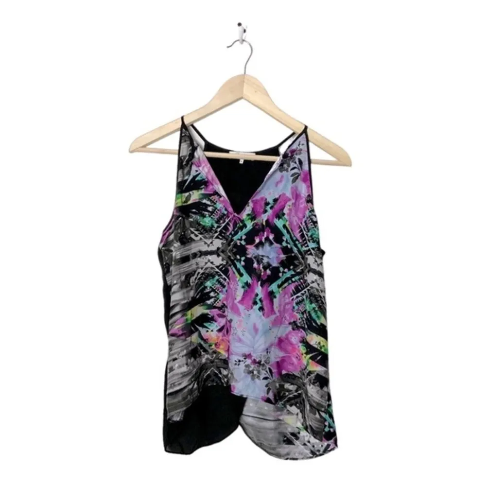 Parker high neck tank Nassau Combo silk key hole high top medium Fairycore Y2k‎ - Image 3