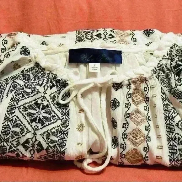 Blue rain dress beautiful neutral colors - Image 2