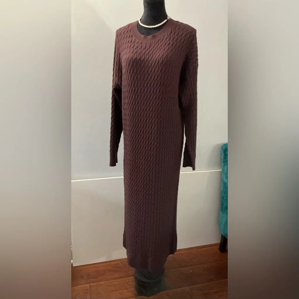 Elegant🌷soft sweater dress 🤎 - Image 4