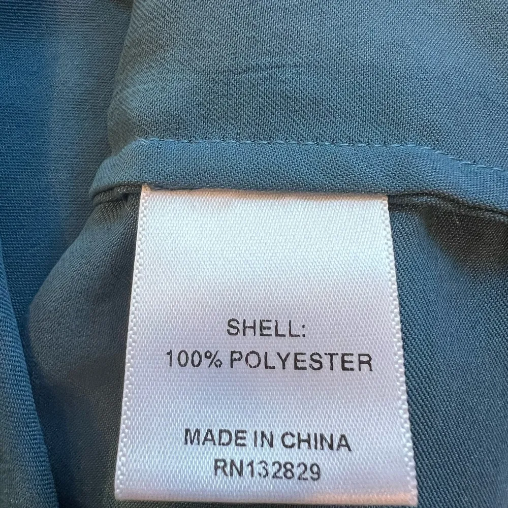 Camila Coelho Priscilla Mini Dress in Blue XS - Image 10