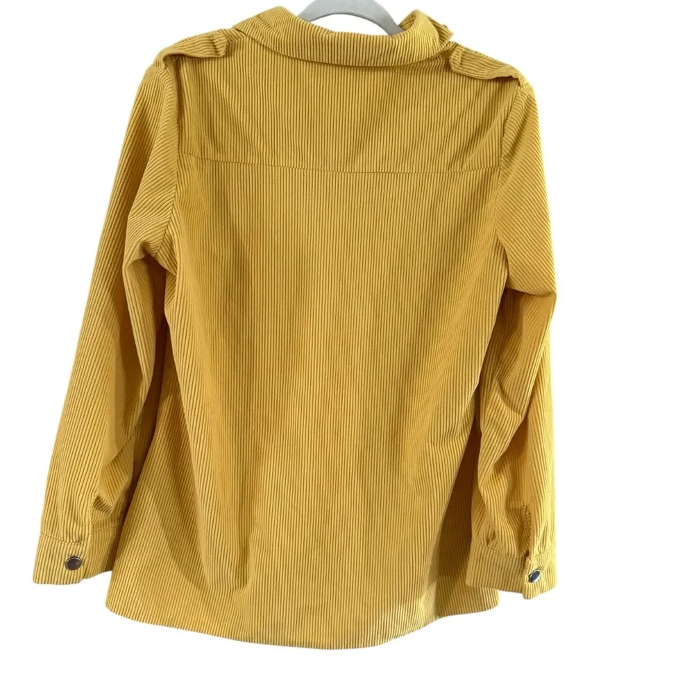 SHEIN Yellow Button Down Shirt - Image 8