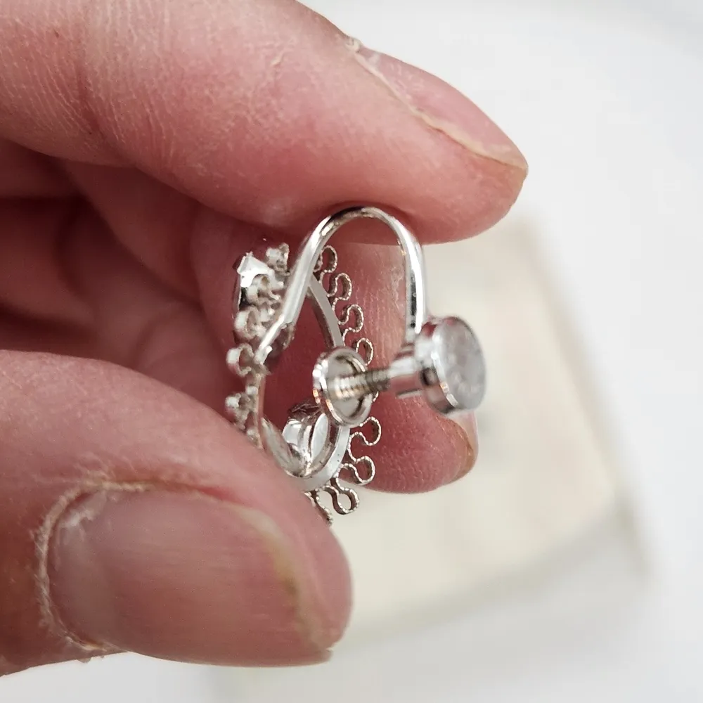 STAR ART Jewelry Set Jewels by Helene Designer Necklace & Screw Back Earrings - Image 6