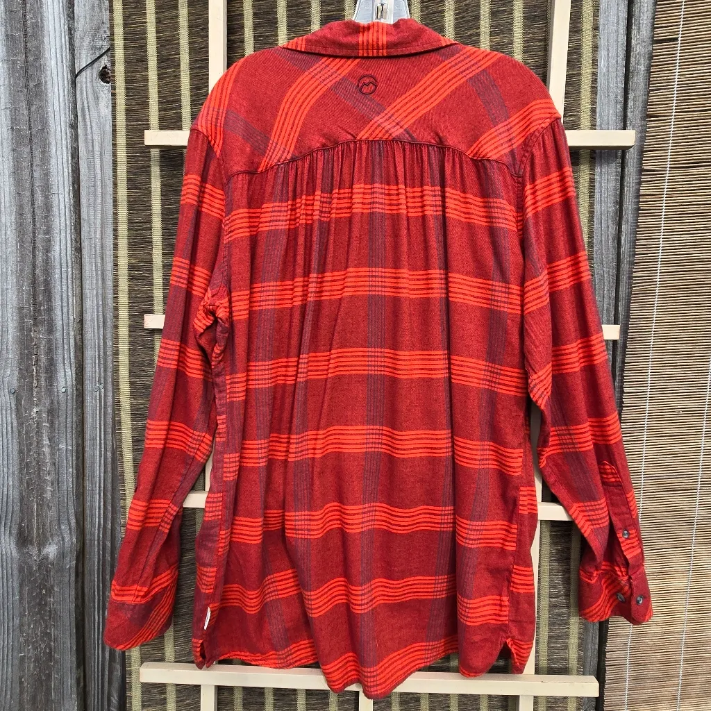 Women’s Magellan Flannel Boyfriend Adventure Gear Shirt XL - Image 8