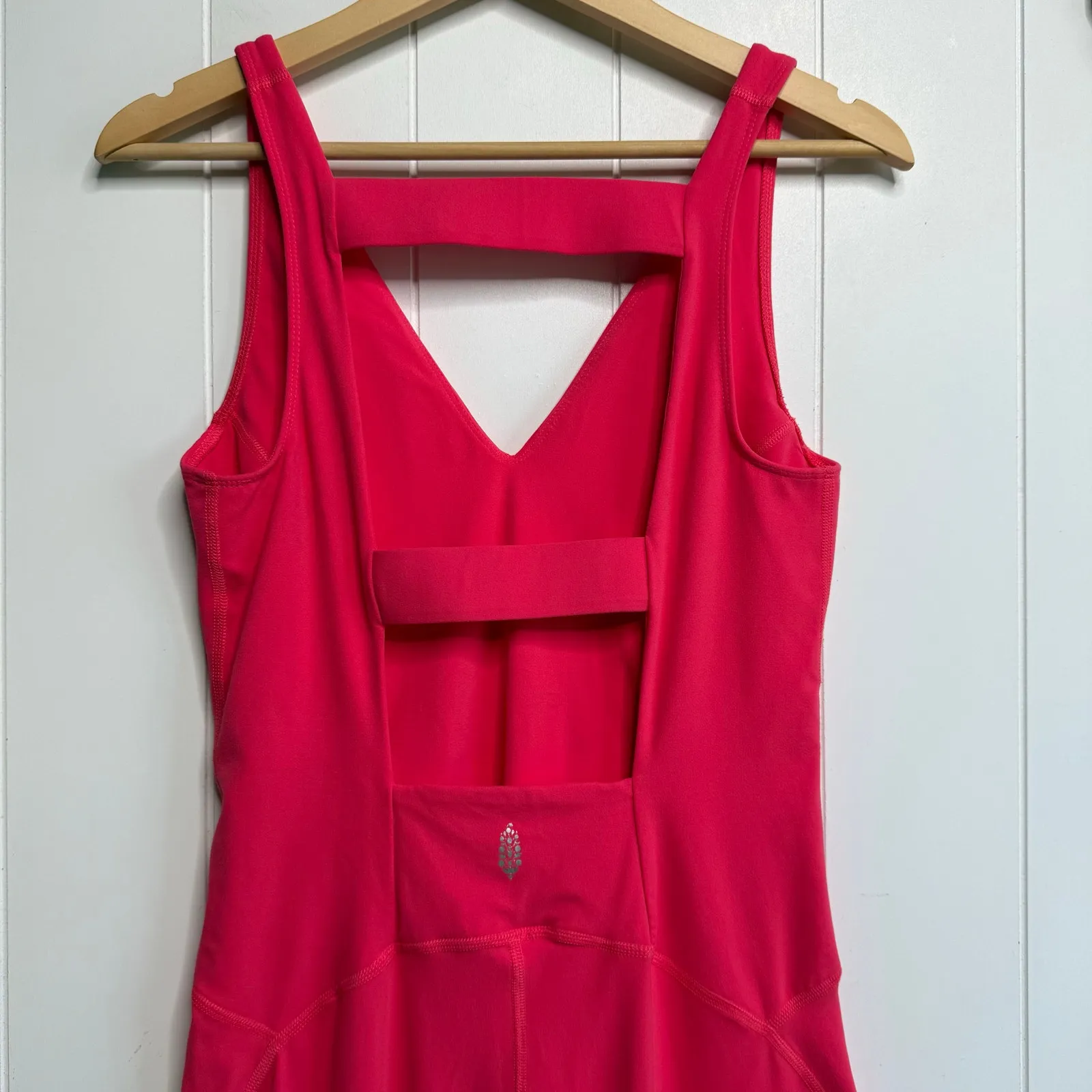 Free People jumpsuit activewear romper stretchy yoga workout XS - Image 4