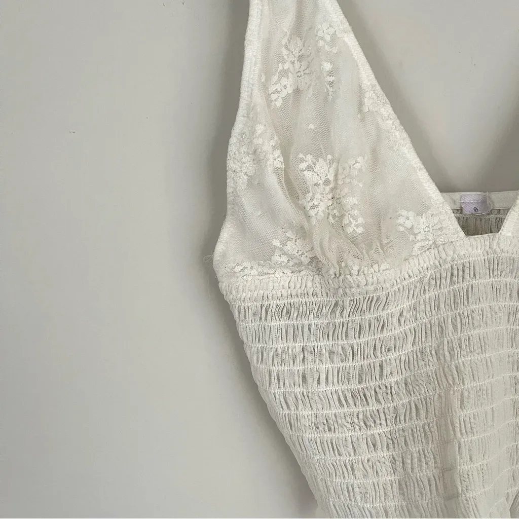 UO Out From Under Firecracker Smocked Crop Top Size XS - Image 4