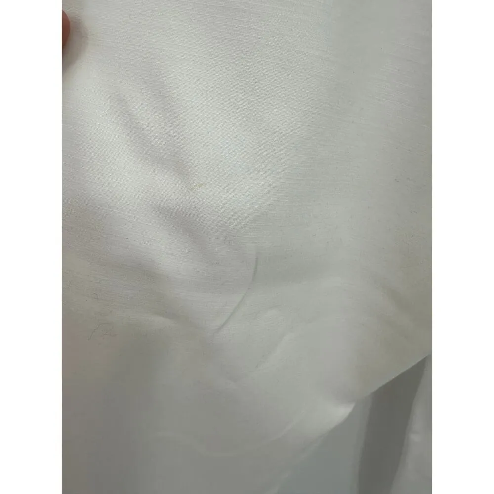 J. Jill Pants Women 16 White Elastic Waistband Cotton Blend Pull On - Image 3