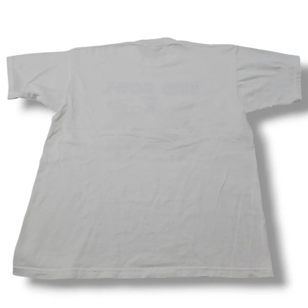 90s Vintage Fruit Of The Loom Shirt Size XL Football Graphic Print T-Shirt White Unisex  - Image 5