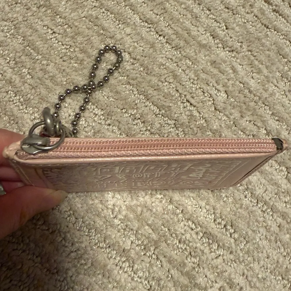 Coach Light Pink Poppy Card Holder - Image 5