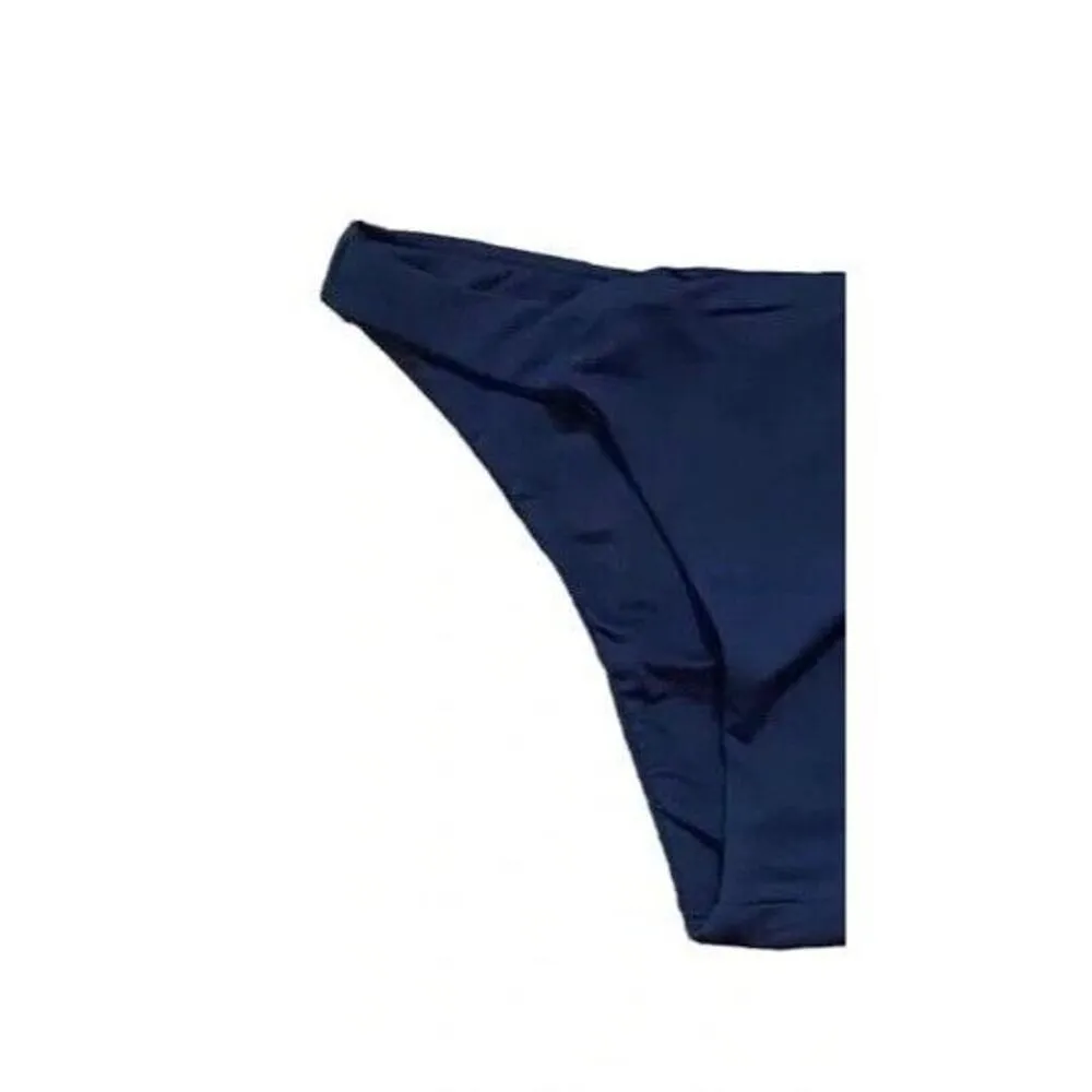 NWT Andie Swim The Cheeky Bottom High Leg Cut Wear High or Low XXL Navy Blue - Image 10