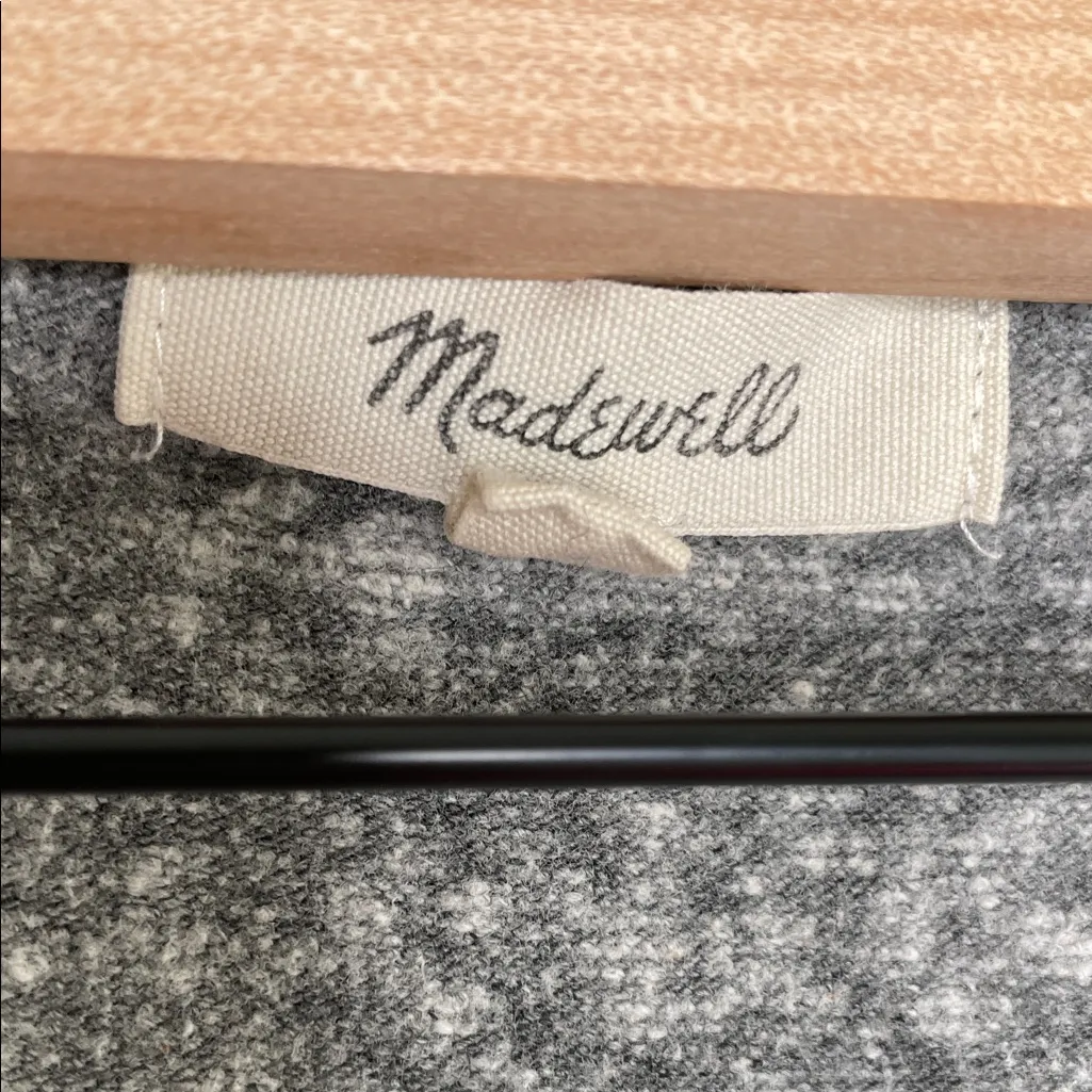 Madewell Heather Gray Long Sleeve Bodysuit - Image 2