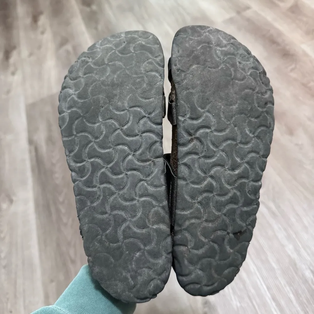 Birkenstock Women's Mayari Birkibuc Sandals Pebbled 38 Brown Black - Image 10